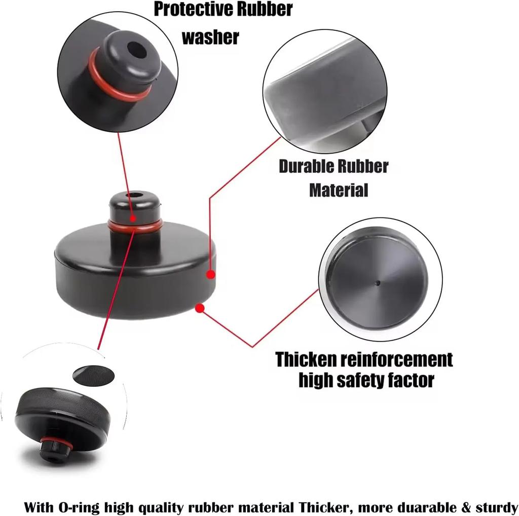 4 шт. Подъемные колодки для Tesla Model 3 YSX Highland 2025 2025 2025 Аксессуары Резиновые шайбы Подъемные стойки для шасси Адаптер Чехол