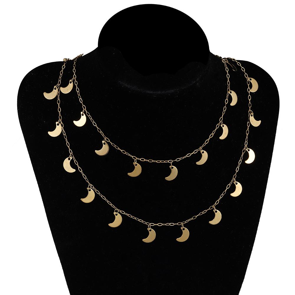 2Meters 1Meter Stainless Steel Moon Star Round Disc Link Chain Dangle Charm Chains for Necklace Jewelry Making DIY Waterproof