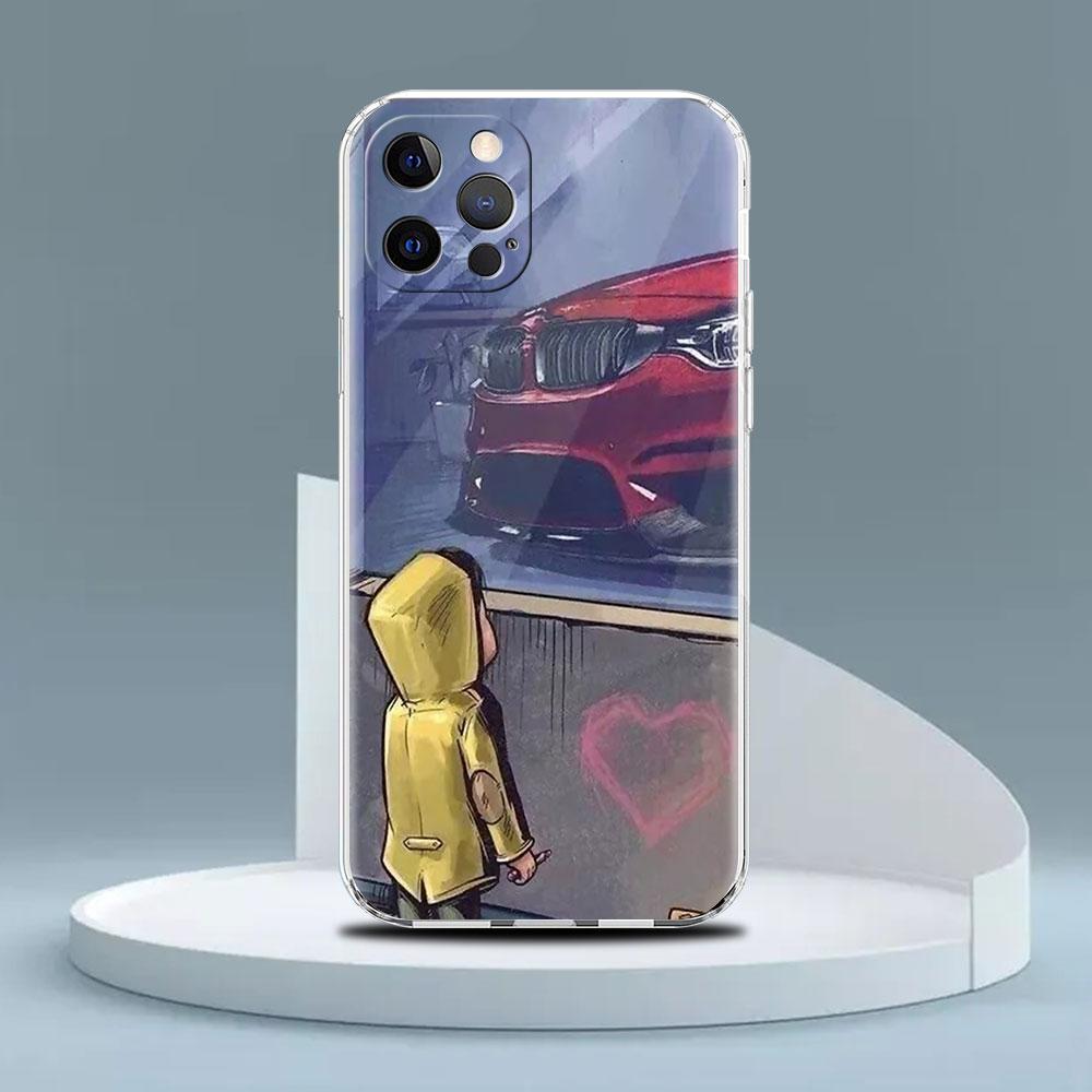 Чехол Boy See Sports Car Jdm Drift Clear для Apple iPhone 13 11 14 12 Pro 7 8 Plus XR X XS Max 6 6S 13Pro силиконовый чехол для телефона