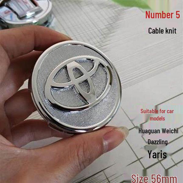 Подходит для моделей Toyota, таких как Camry, Corolla, Reiz, Vios и Levin. Включает логотип и колпаки на колеса.