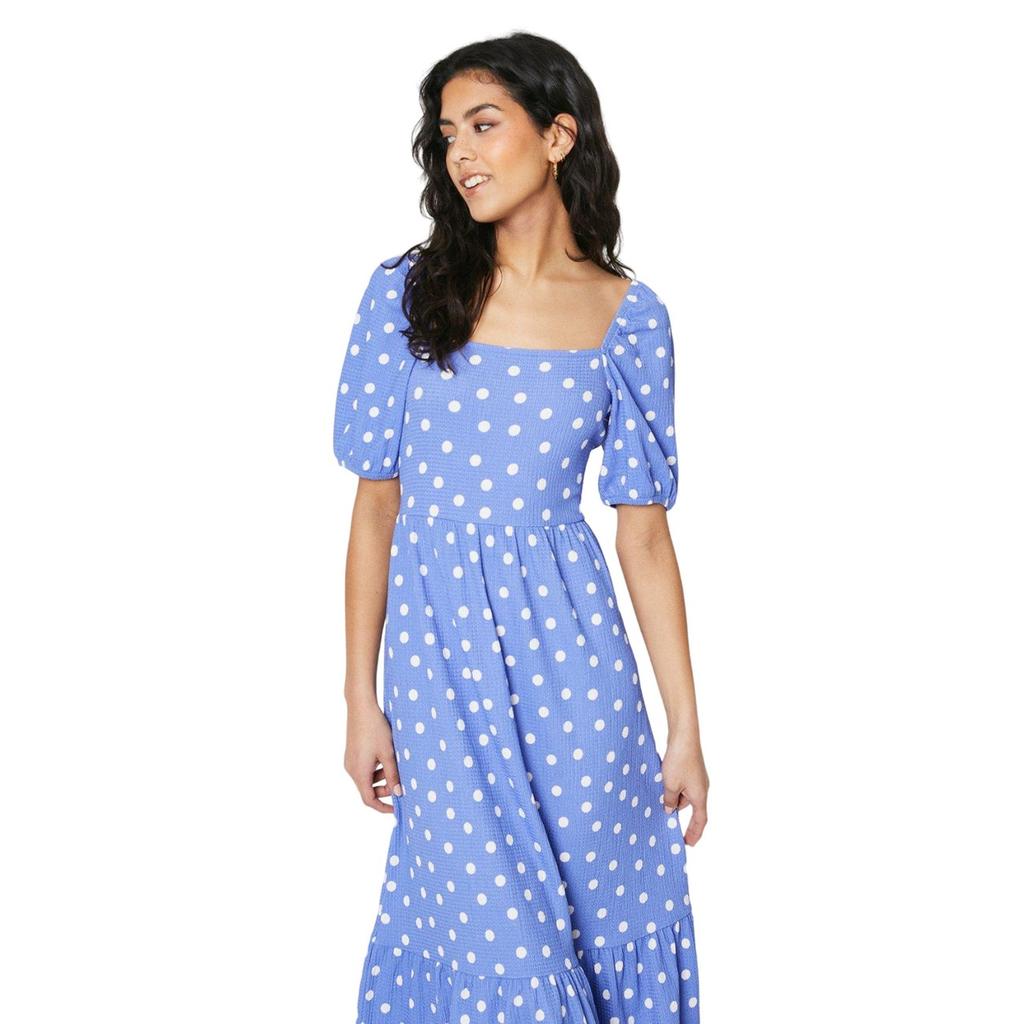 Dorothy Perkins Womens/Ladies Spotted Square Neck Petite Midi Dress