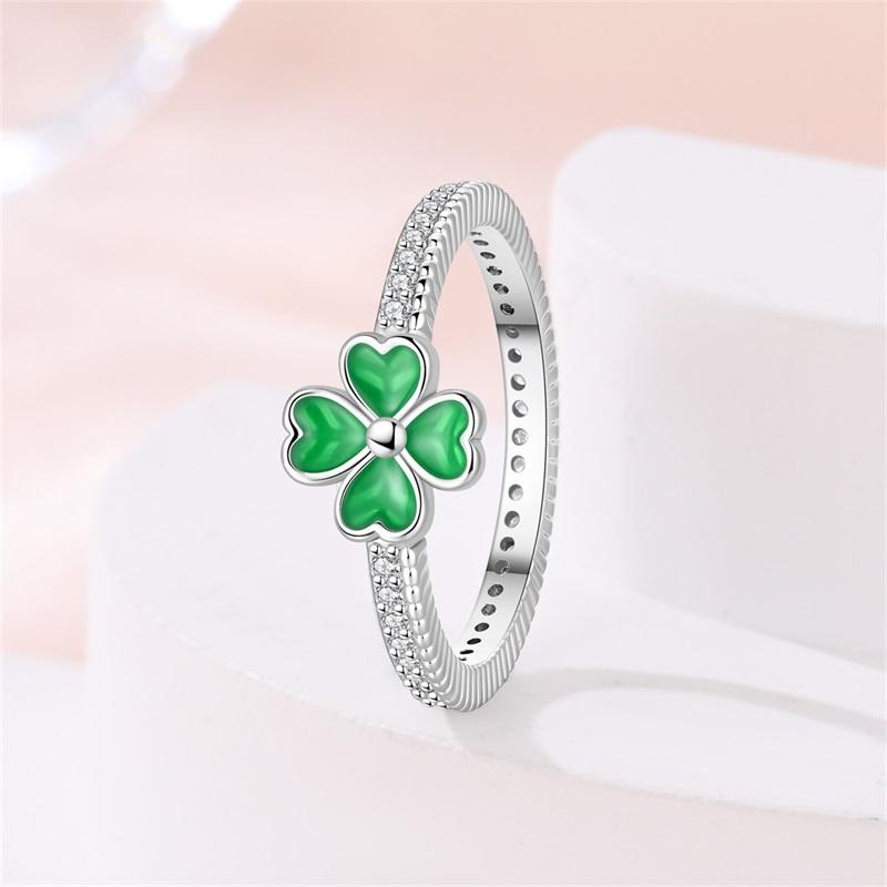Original 925 Sterling Silver Pink Heart-shaped Crown Rings Sparking Zirconium Sunflower Rings Unique Anniversary Jewelry Gifts