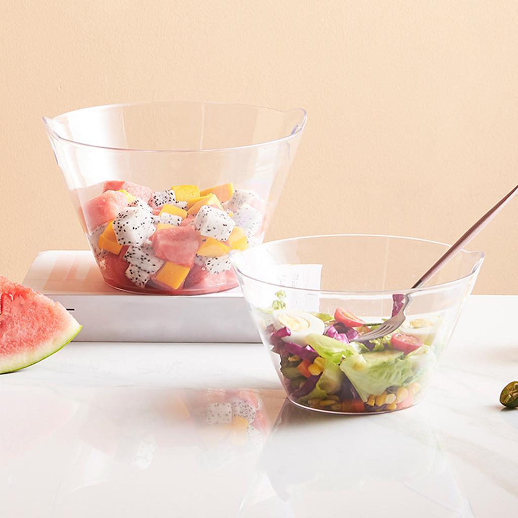 Acrylic Salad Bowl Vegetable Bowl Fruit Ice Bucket Wine Champagne Wine Chiller Wine Bottle Cooler Ice Barrel