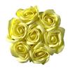 Flowerbox Inspiruj - Black box with soap roses - no. 16 Yellow