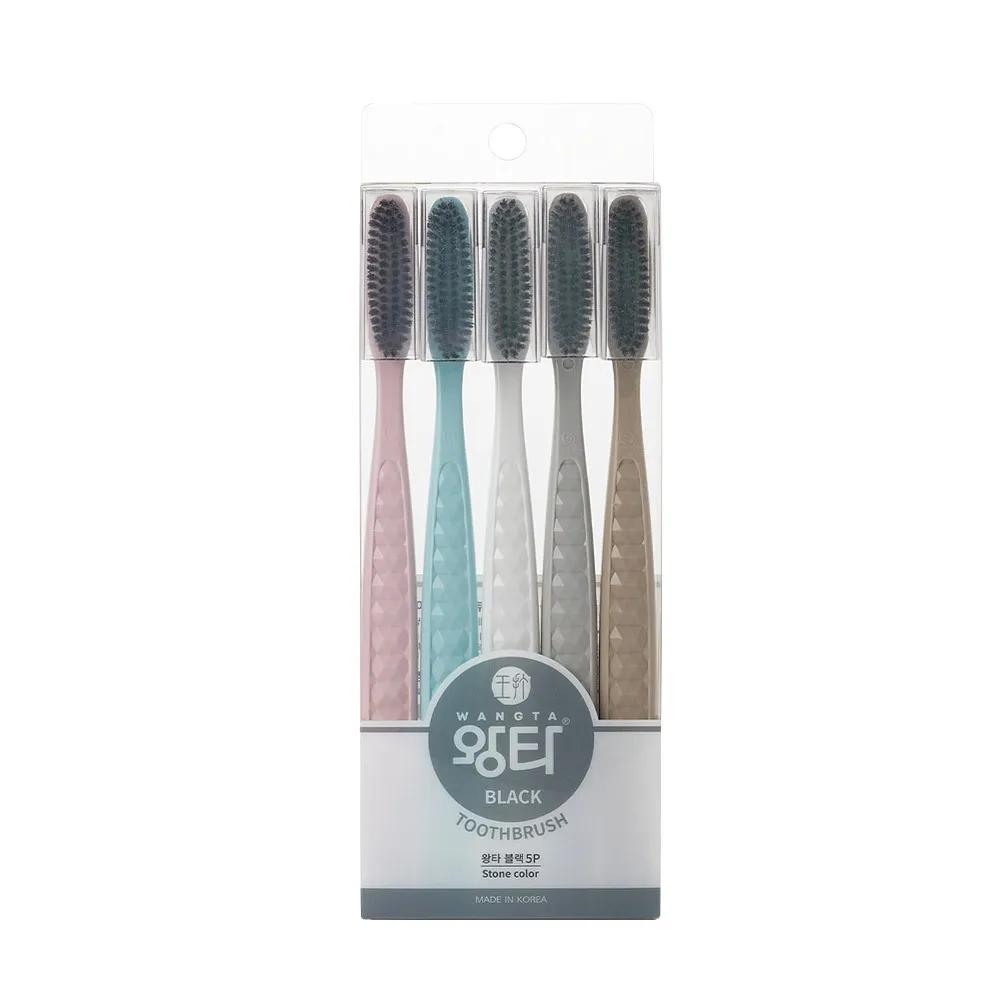 WANGTA Black Toothbrush 5P