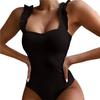 Great Lady Swimwear Comfortable Wireless One-piece Elastic Girl Swimsuit for Water Activity