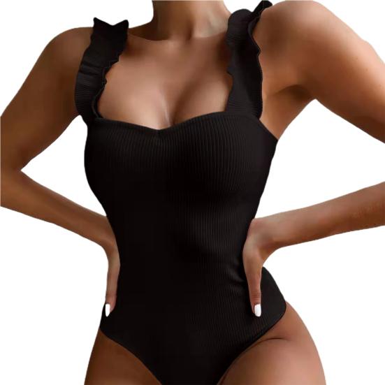 Great Lady Swimwear Comfortable Wireless One-piece Elastic Girl Swimsuit for Water Activity