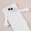 Unisex Funny Magnetic Mid-tube Socks Couple Girlfriends Socks Women's Cute Holding Hands Cotton Socks Black White