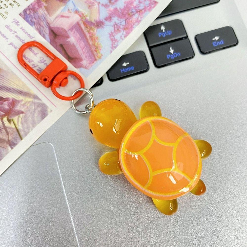 Luminous Turtle Keychain Glow in The Dark Bag Pendant Cute Tortoise Key Chain  Women Bag Decor