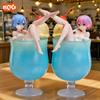 1/7 elCOCO Рам Рем Версия Cream Soda Аниме Фигурка Летний Стиль Настольное Милое Украшение для Корпуса Компьютера Модель Игрушка Подарок