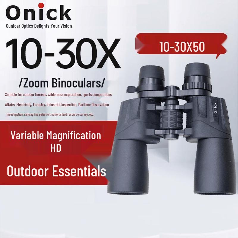 Onika Jimi 10-30x50 HD Continuous Zoom Porro Binoculars