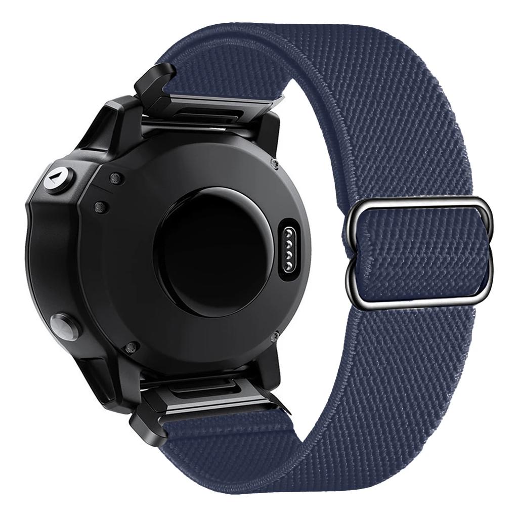 Эластичный плетеный нейлоновый ремешок-петля для Garmin 22 26 мм Fenix 7 7X 6X 6s 6 Pro 5 5s 5X Plus 3HR 945 Epix Gen 2 Enduro Quickfit