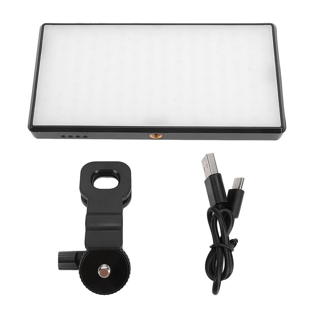 LED Photography Lamp with Clamp 2500‑9000K Portable Video Fill Light for Phone Conference Live