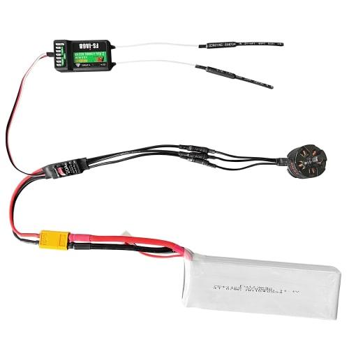 HAWK'S WORK Brushless Electronic Speed ??Controller, 20A Brushless Motor Electronic Speed ??Controller BEC 5V 1A with XT60 and 3.5mm Plugs, Ultra-Ligh