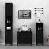 VidaXL Bathroom Cabinet Black 65x33x60 Cm Engineered Wood 819829