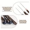 6High-quality gourd-shaped solid steel punch set, multi-purpose tool set for sewing, leather crafts, and shoe repair, used for sewing, punching, and