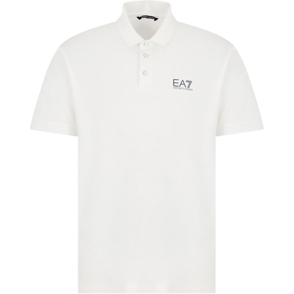 EMPORIO ARMANI EA7 Polo Shirt Men's Starlight White 7M000182-AF10373-U0005