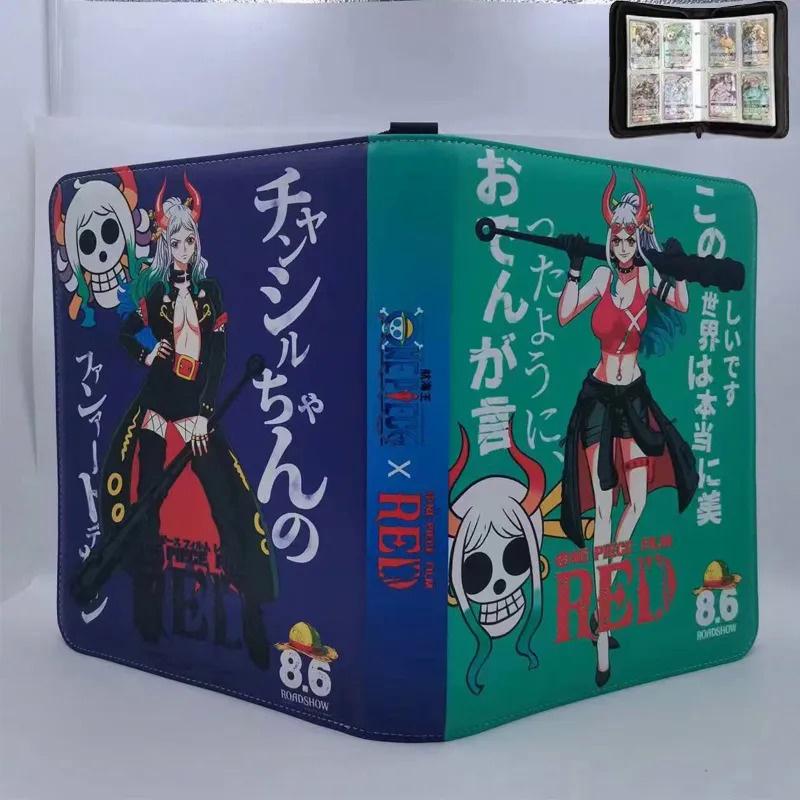 2x2 900pcs Cards Holder Anime Luffy ACE Zoro Game Binder Card Holder Zipper Album Book Capacity R SR TGR GP Collectibles Folder Kids
