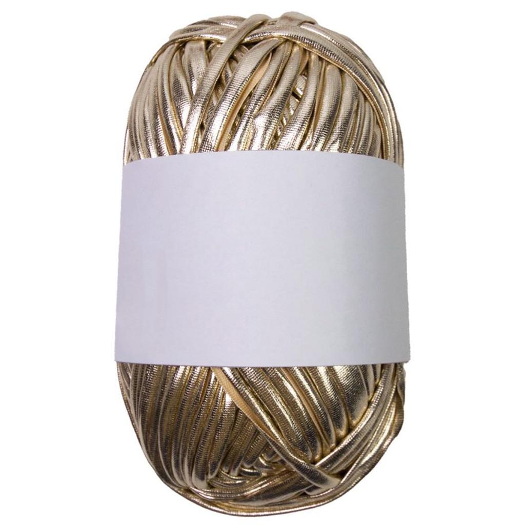43.74yd Metallic Tshirt Yarn Fabric Cloth Knitting Yarn for Handmade Bag Purse Wallet Blanket Cushion Mug Pad Crocheting
