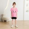 Children's Casual Short-sleeved T-shirt - Summer Girls' Loose Bowknot T-shirt