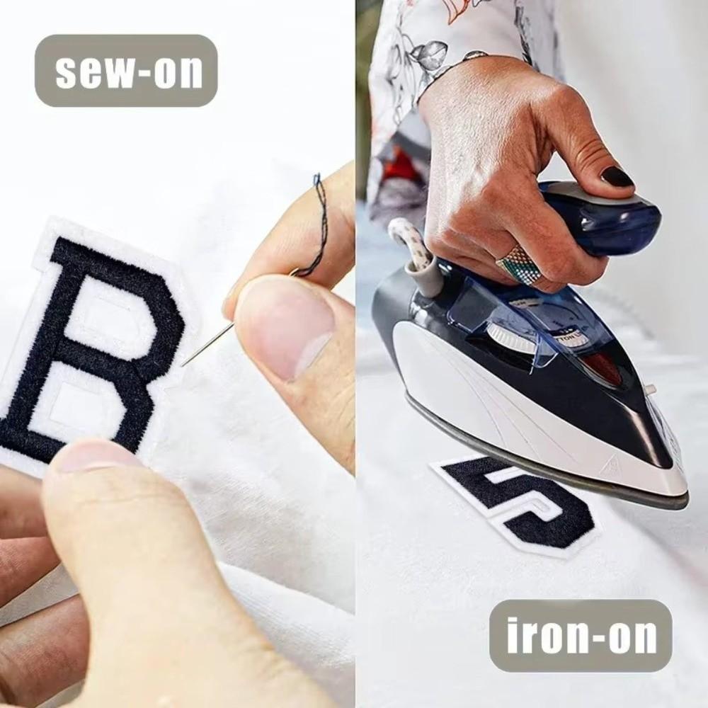 Cute Pattern Iron-on Patches 5 Colors Embroidered Patches Cute Jeans Patches for Jeans Repair