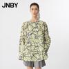 JNBY 2025 Весна Куртка свободного кроя с абстрактным узором