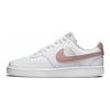 Nike Court Vision Low Модные Универсальные Удобные Низкие Детские Кеды для Скейтбординга Унисекс Кроссовки Бело-Розовые DH8158-102