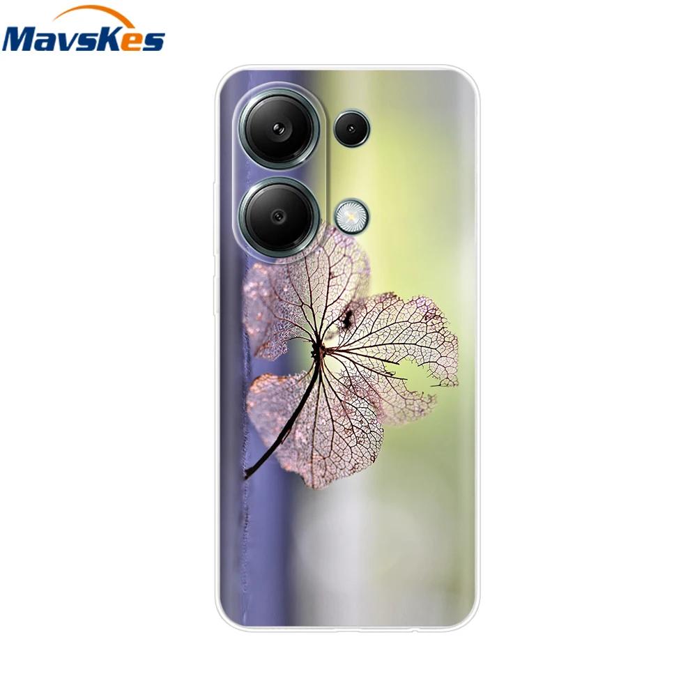 Soft Clear TPU Case For Xiaomi Redmi Note 13 4G Case Silicone Bumper Back Cover Fundas For Redmi Note 13 Pro 4G Phone Cases Etui