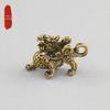 Brass Retro Chinese Kirin Keychain Pendant
