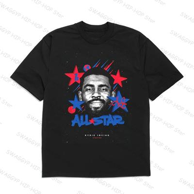 2025 Граммов Хлопок Kyrie Irving Спортивная Футболка Дядя Дрю Хип-Хоп Мужская Женская С Коротким Рукавом Топы ins y2k горячая распродажа новый бренд