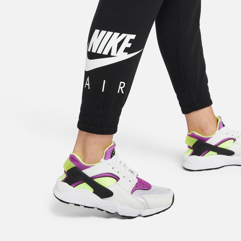 Nike Повседневные трикотажные спортивные брюки с логотипом, женские, черные, DJ1061-010