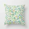 Nordic Style Tropical Plant Cactus Pattern Cushion Cover Sofa Car Office Pillowcase Home Decor