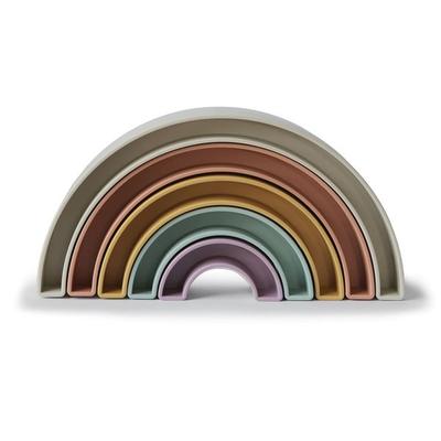 Mush Stacking Rainbow Rainbow Baby Stacking Play, Tropical, Корейские детские товары