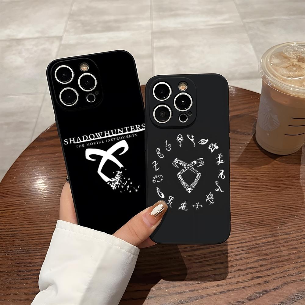 Чехол для телефона Shadowhunters для iPhone 16 Pro Max 14 12 15 Plus 17 Pro Max 13 Pro 11 Xr X Xs 8 7 Plus Задняя крышка
