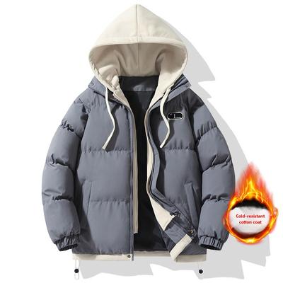 Хлопковое пальто модный бренд с капюшоном зимняя утолщенная куртка хлопковое пальто топ повседневный корейский стиль