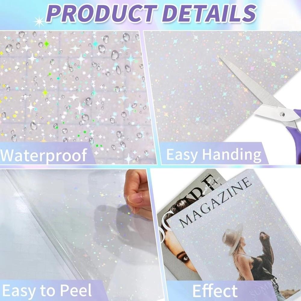 5Pcs Waterproof Laminating Sheets Self Adhesive Cold Lamination Film  DIY Package