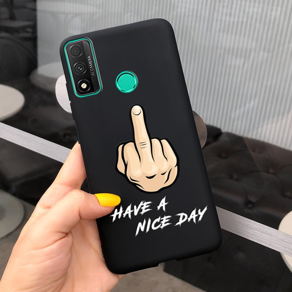 For Funda Huawei P Smart 2020 Case Coque Popular Lavender Flower Phone Case For Huawei P Smart 2020 6.21" Soft Shockproof Bumper