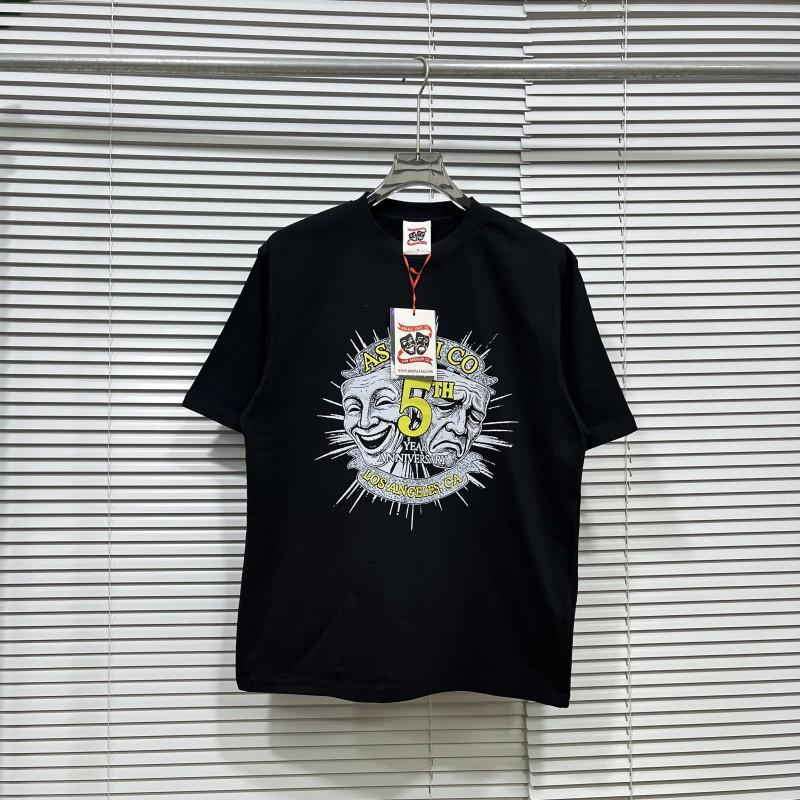 Mens Cotton Graphic Tee Streetwear Loose Fit Short Sleeve T-Shirt Casual Wear