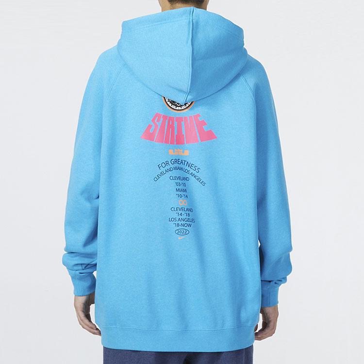 Nike Sweatshirts Men's Blue Hooded Moderate Regular DQ6130-446