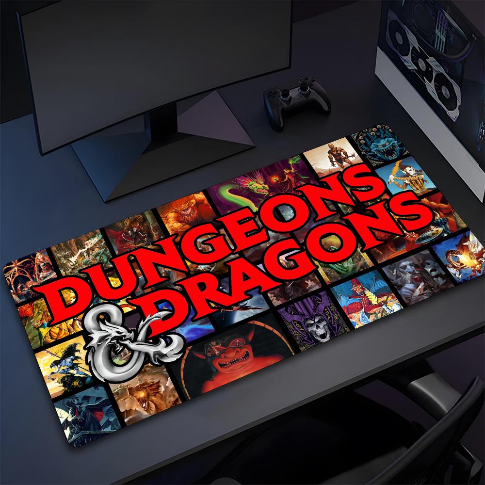D-Dungeons D-Dragons D-DND Mouse Pad High Quality Natural Rubber Mouse Pad The Most Professional Washable Laptop Mouse Pad