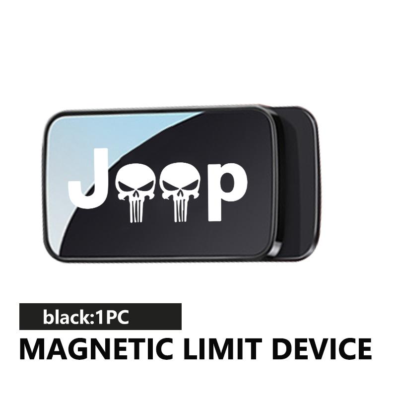 EPY1 Car Logo Seat Belt Magnetic Stabilizer Decorative Accessories For Jeep Cherokee Patriot Liberty Wrangler JK JL Commander