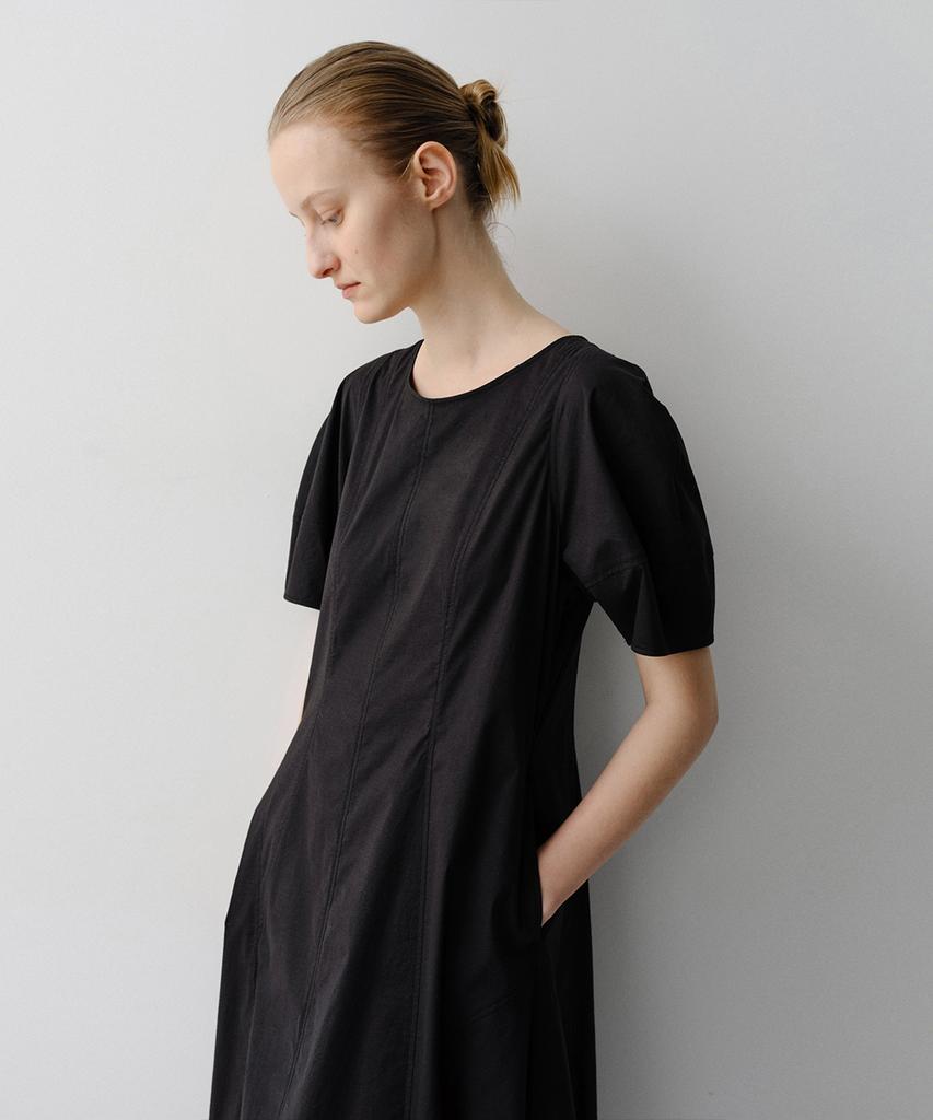 Ia Faye Flare Dress (Black)