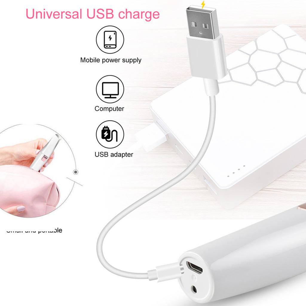 Портативный USB-бритва для губной помады, электрический прибор для удаления бровей, триммер для волос на лице, инструмент для бритья