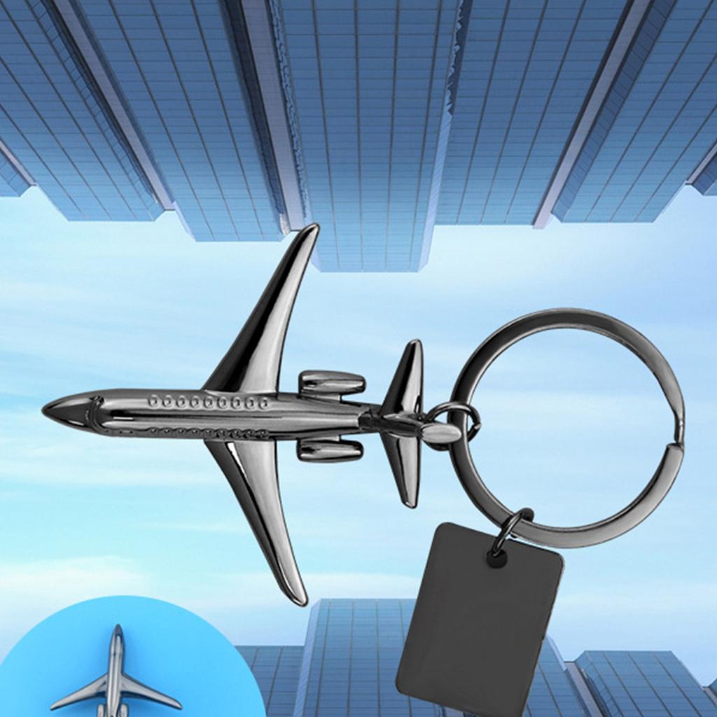 Творческий 3D-брелок для ключей в виде самолета, подарочный кулон в виде самолета, подарочный брелок в виде самолета, резьба, рекламный сувенир