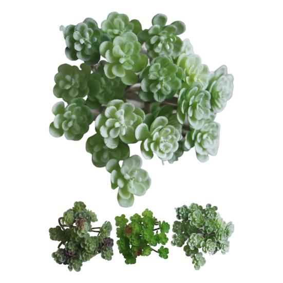 Моделирование суккулента, не выцветает, реалистичное многослойное украшение, пластиковое искусственное растение, пейзаж, земля, суккулент для дома