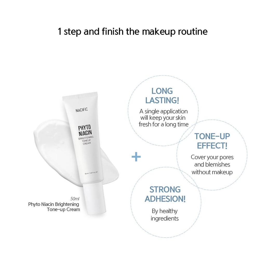 [NACIFIC]Phyto Niacin Whitening Tone-up Cream 50ml, 1+1