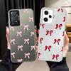 Чехол для Xiaomi Redmi Note 14 A2 13C 12 10 11 Pro 14C A1 Note 13 12 Pro Plus 12C Чехол для телефона Модный Красный Розовый Бант