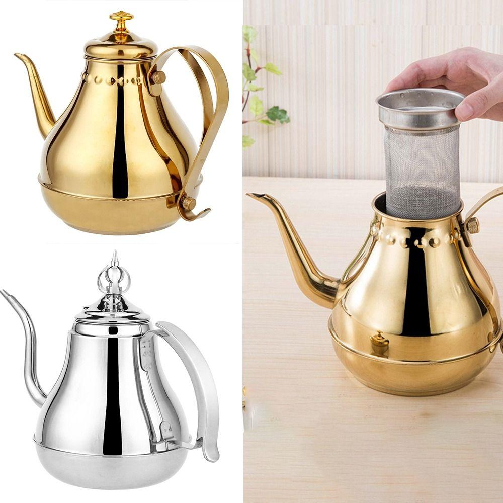 1,8 л/1,2 л чайник из нержавеющей стали с длинным горлышком, кухонная утварь, чайник для чая и кофе, принадлежности для чая и кофе