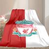 1pc Digital Print Nap Blanket, English Premier League team Blanket for Home Use, All Season Warmth, Christmas and Valentine's Day Gift Blanket