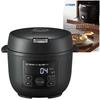 Tiger Electric Pressure Cooker, 2.2L, Time-Saving, Low-Temperature, Waterless Fermentation, Automatic Rice Cooking, Matte Black, COK-N220KM, Includes